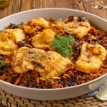 صوره عن طريقة عمل رز الصيادية مع السمك الفيليه بطريقة بسيطة
