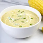 صوره عن طريقة عمل شوربة المشروم بالدجاج والسويت كورن مثل المطاعم